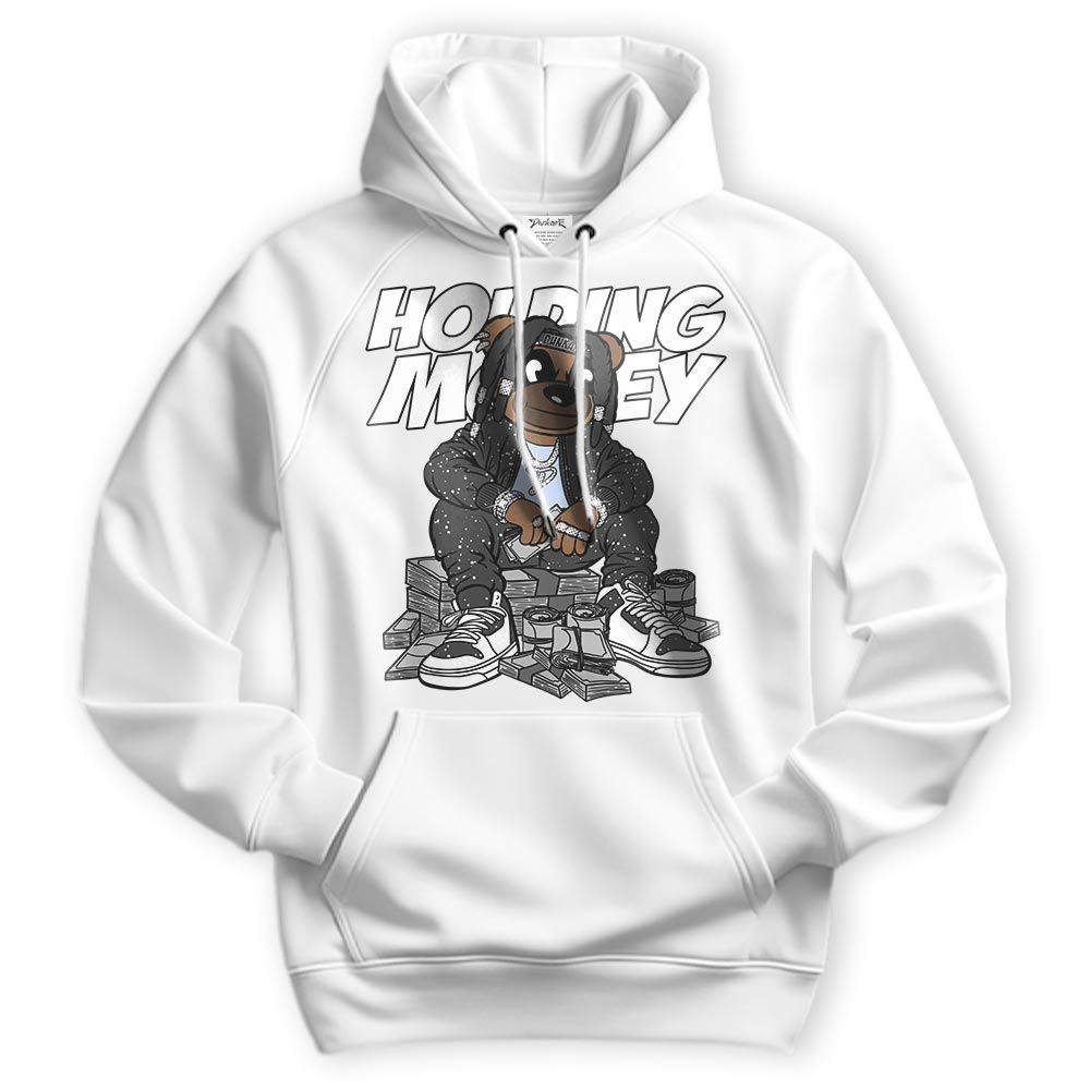 Sweatshirt To Match Reverse Black White 6s Hoodie - Possessing Moneys Bear Hoodie Unisex