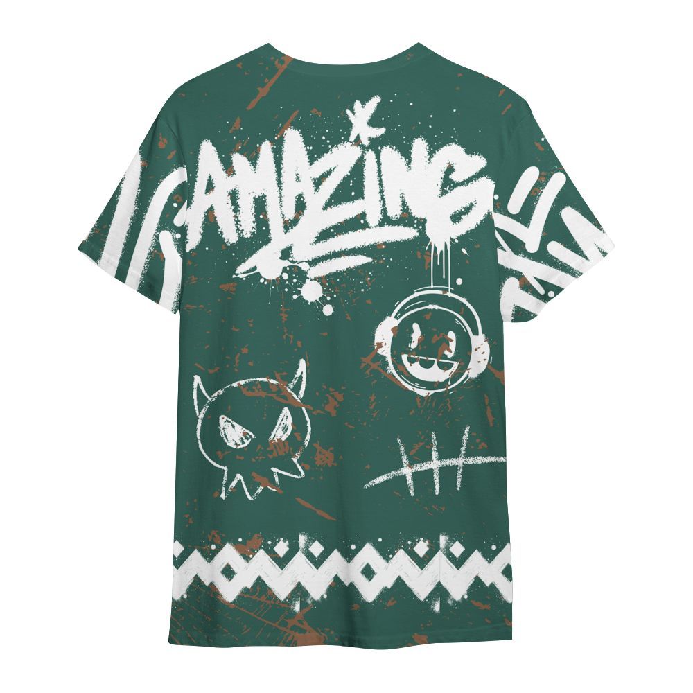 Shirt To Match Low OG Oxidized Green 1s - Friday Sneaker Crayon All Over Print