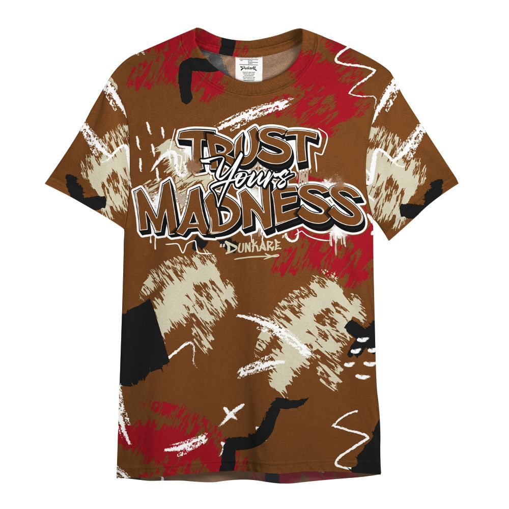 Shirt To Match Archaeo Brown 5s - Trust Your Madness Retro All Over Print