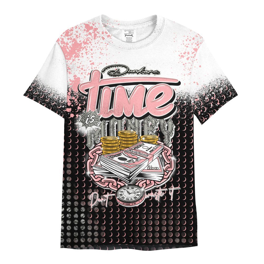 Shirt To Match Retro Wings 3s - Halftone Time Is Money All Over Print