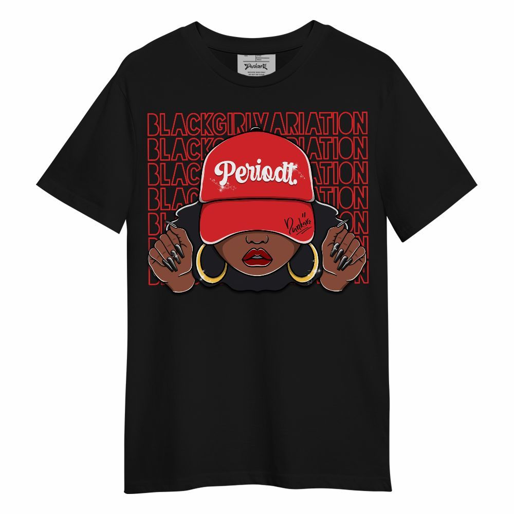 Shirt To Match Chile Red 9s - Black Girl Variation Unisex Shirt