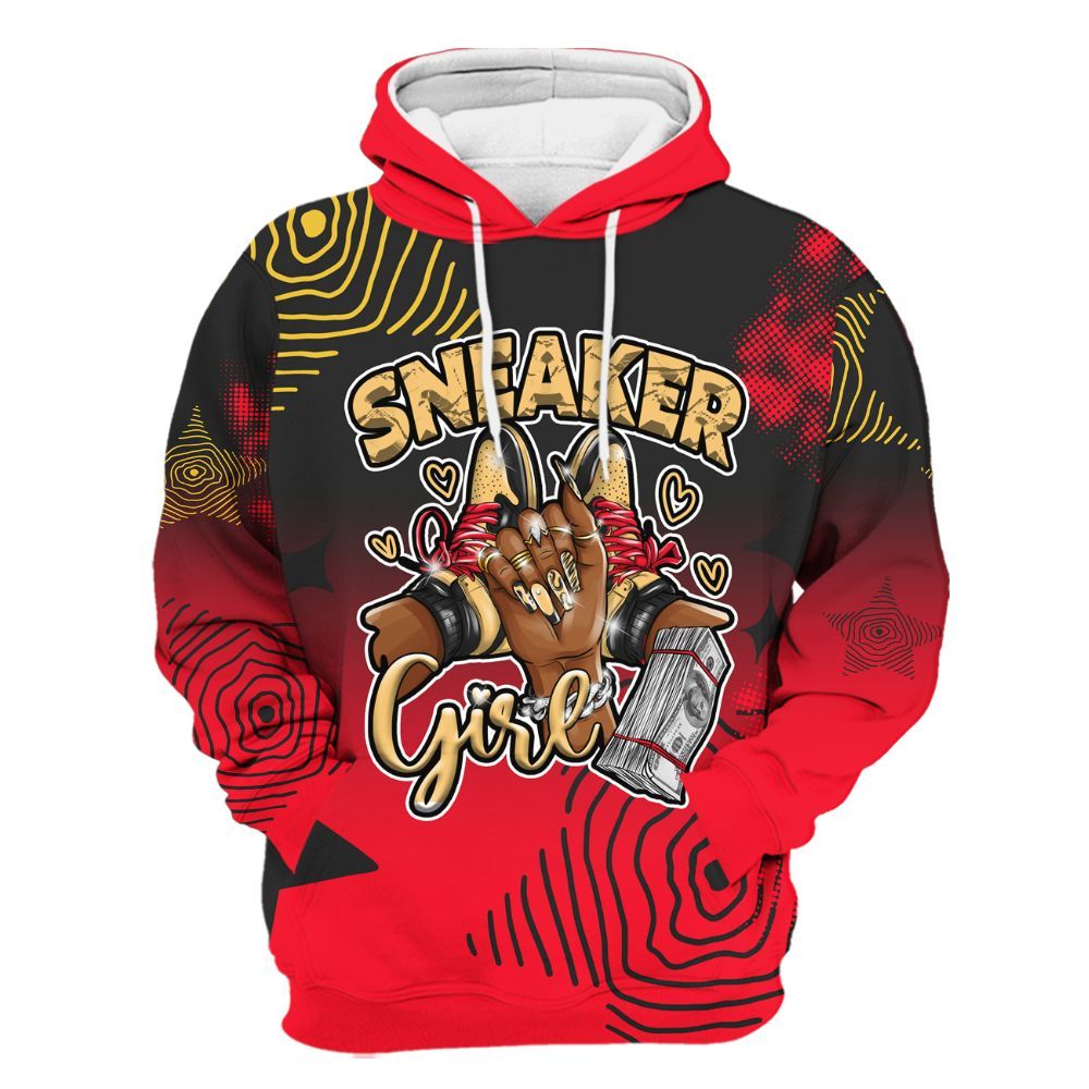 Hoodie To Match KD 18 Air Bakin - Sneakerz Girlz Unique Starz All Over Print