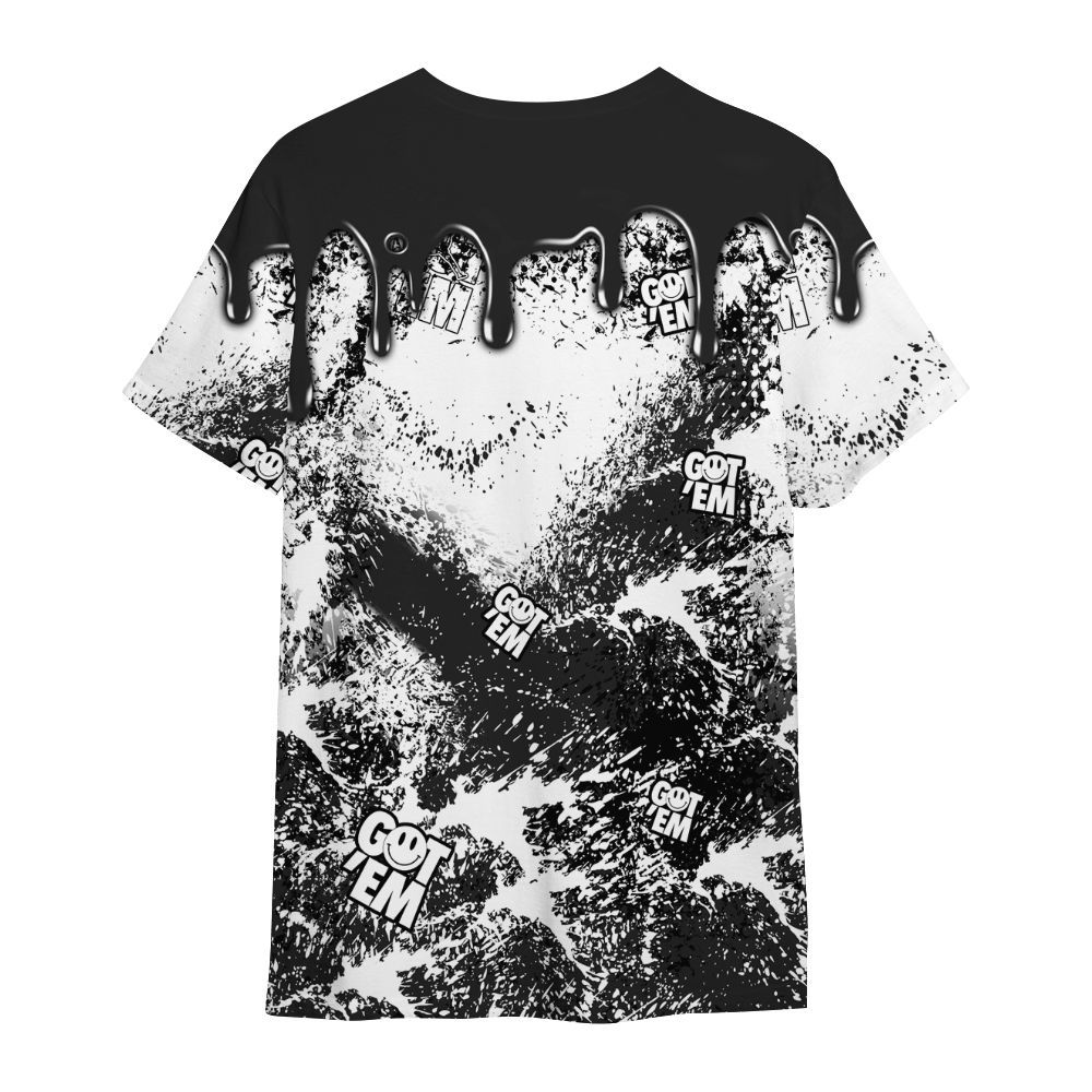 Shirt To Match Black Cat NET 4s - Dripping 23 Drip All Over Print