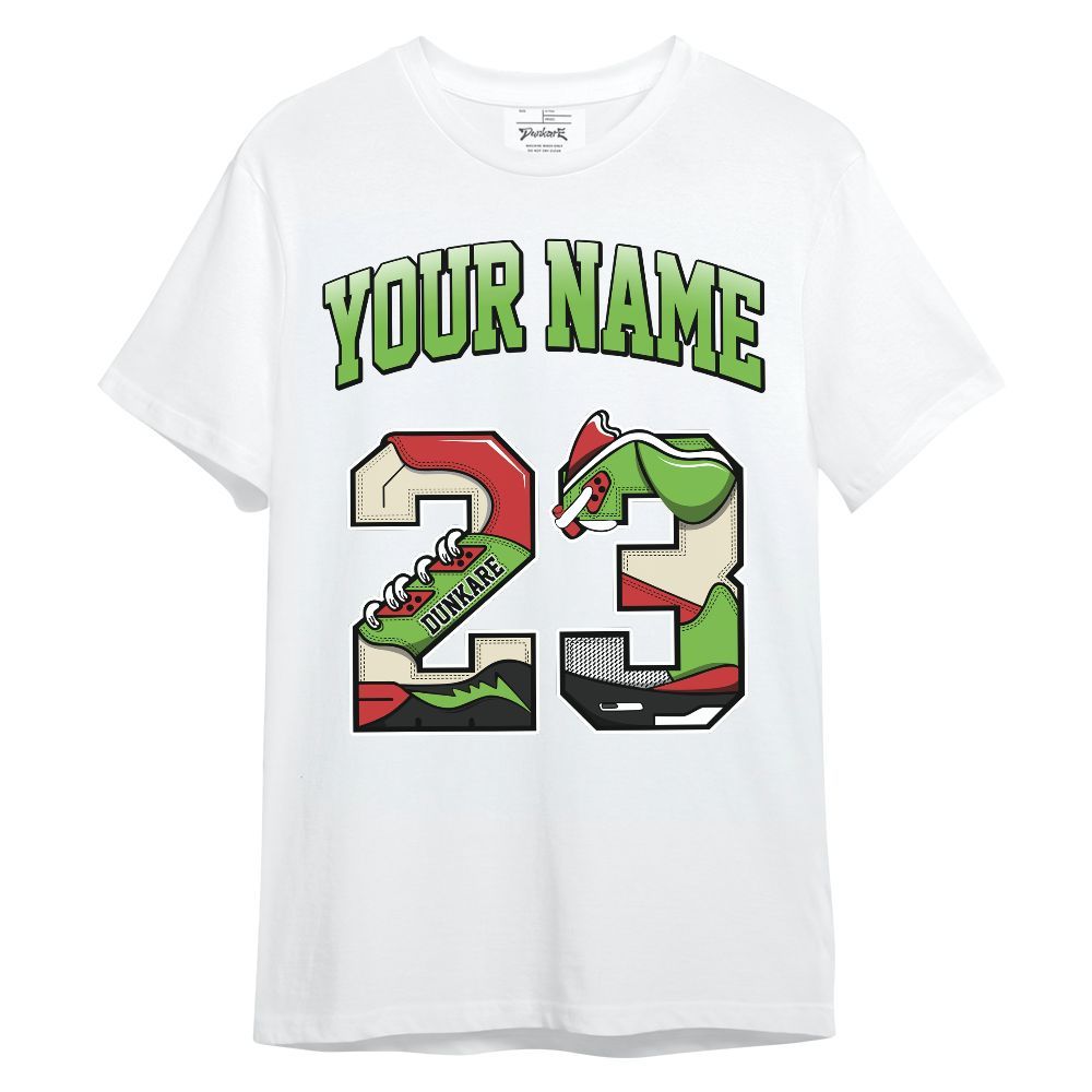 Shirt To Match Air Max Waffle SP Action Green Custom Name Number 23 5s Unisex Shirt