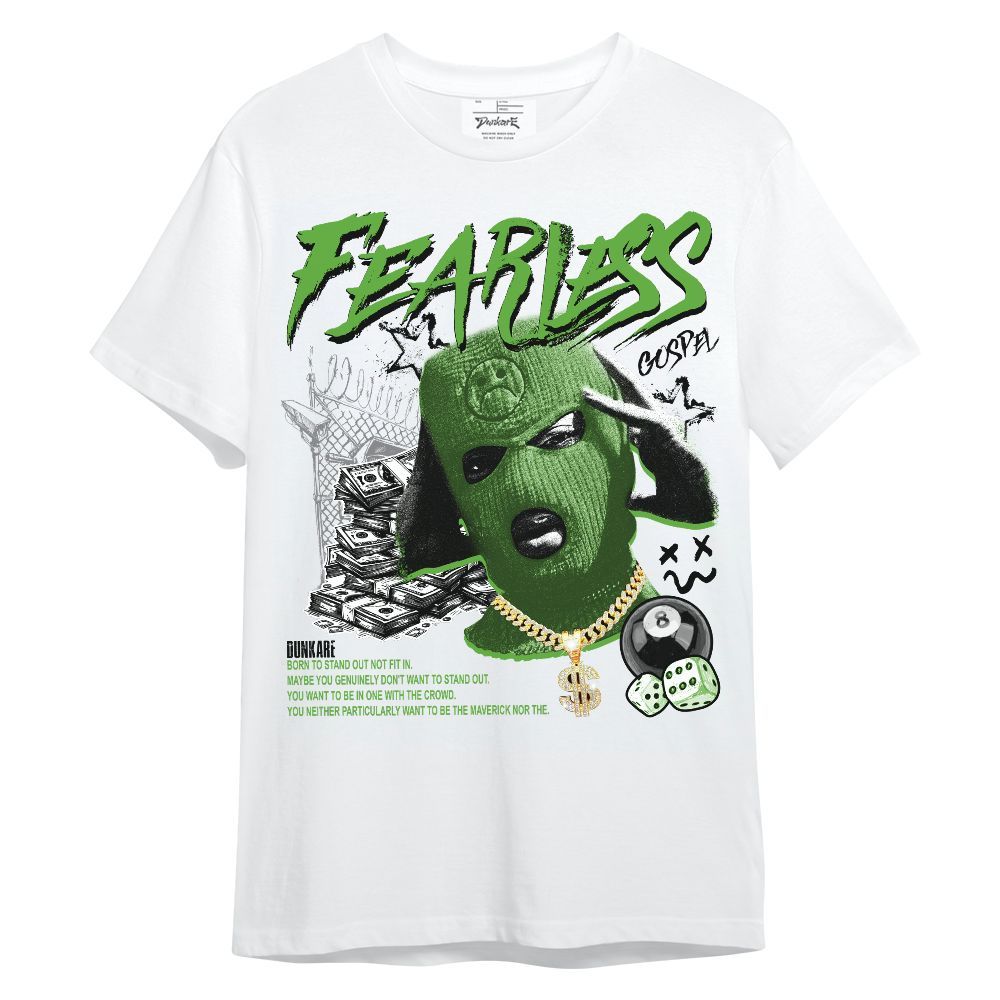 Shirt To Match Retro Green Bean 5s - Fearless Gospel Streetwear Money Unisex Shirt