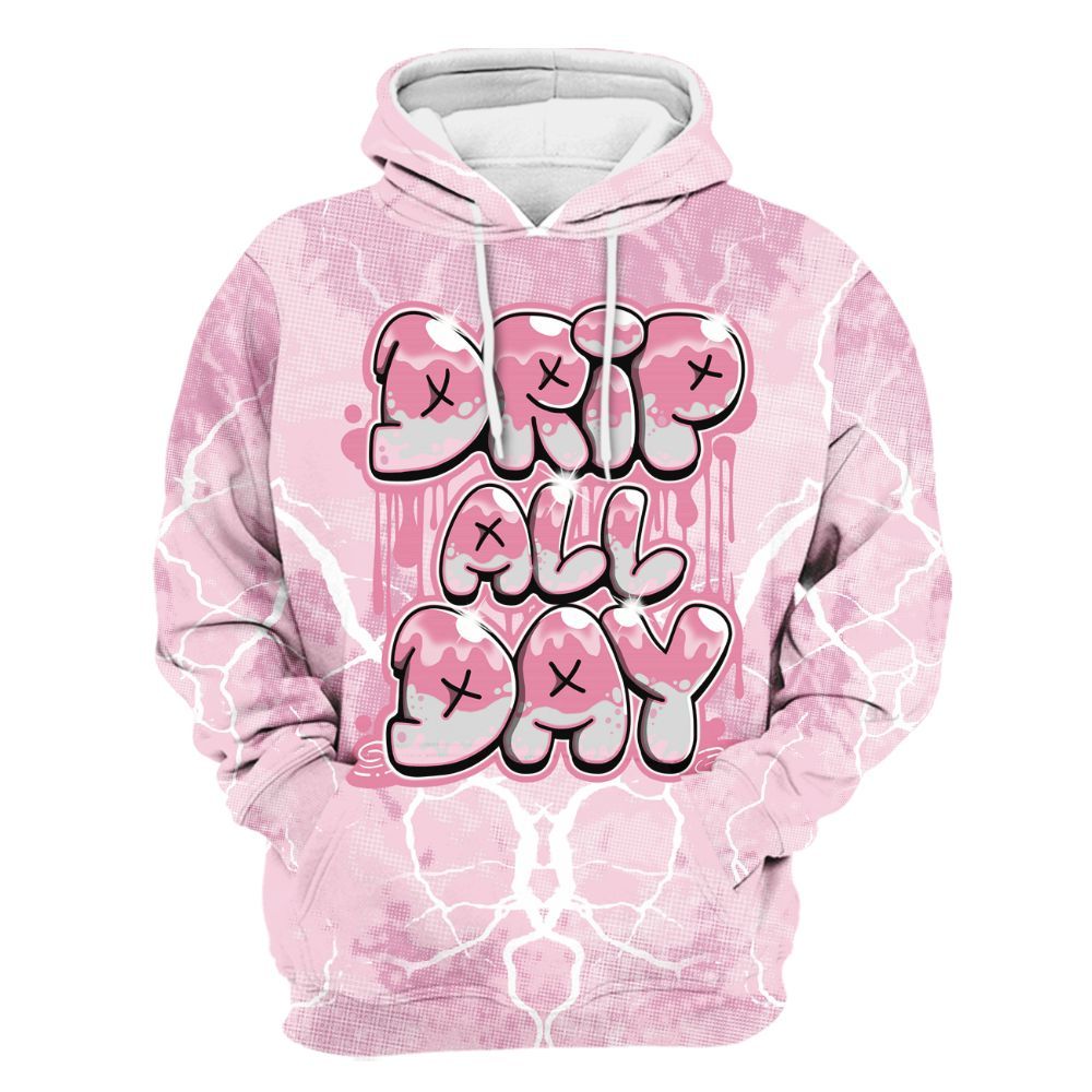 Hoodie To Match Orchid 4s - DRIPPIN Days Graphic Halloween All Over Print
