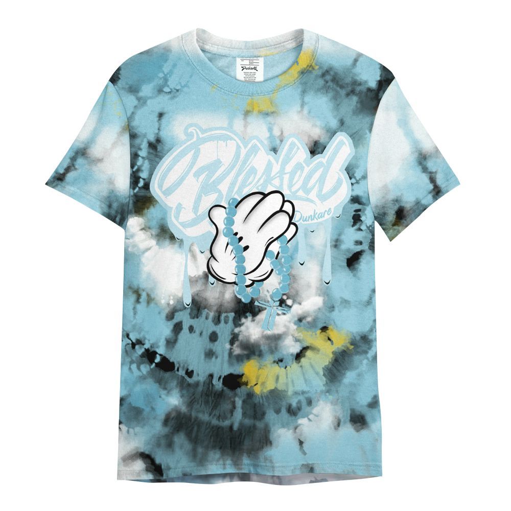 Shirt To Match Dunk High Homer Simpson - God Blessed Tie Dye All Over Print