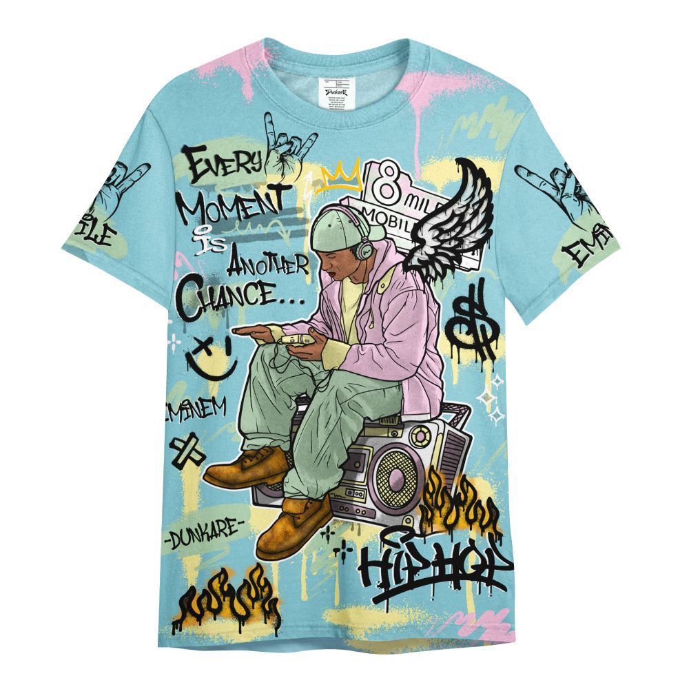 Shirt To Match SB Dunk Low Visty - 8Mile Movie Graffiti All Over Print
