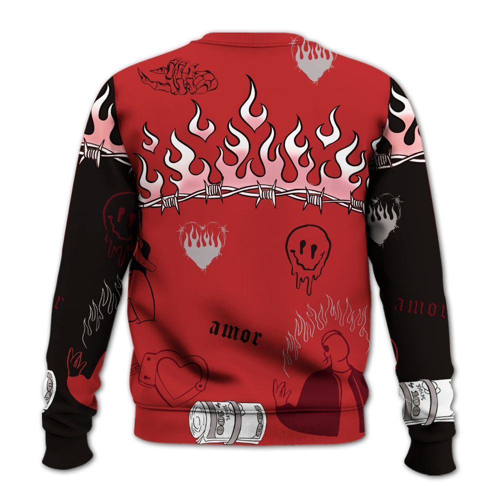 Sweatshirt To Match Kobe 9 Elite Christmas - Snake Trust No One All Over Print