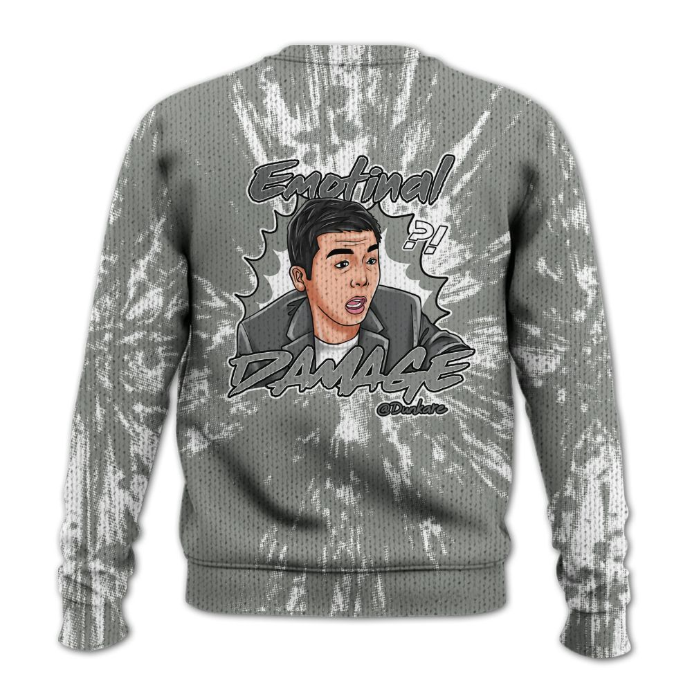 Knitted Sweater To Match Paris Cement Grey 4s - Damaged Meme Shirt Unisex Outfit