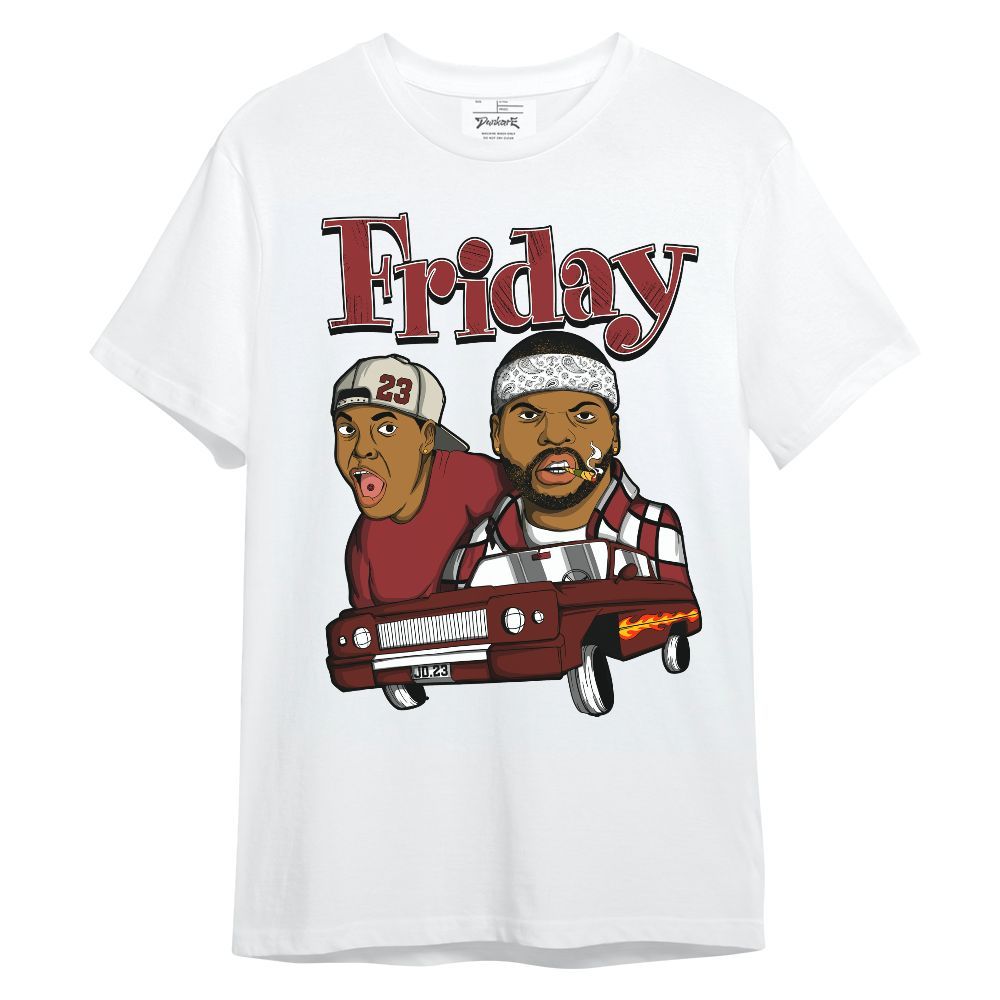 Shirt To Match High 85 Bred 1s - Friday Sneaker Graphic Unisex Shirt