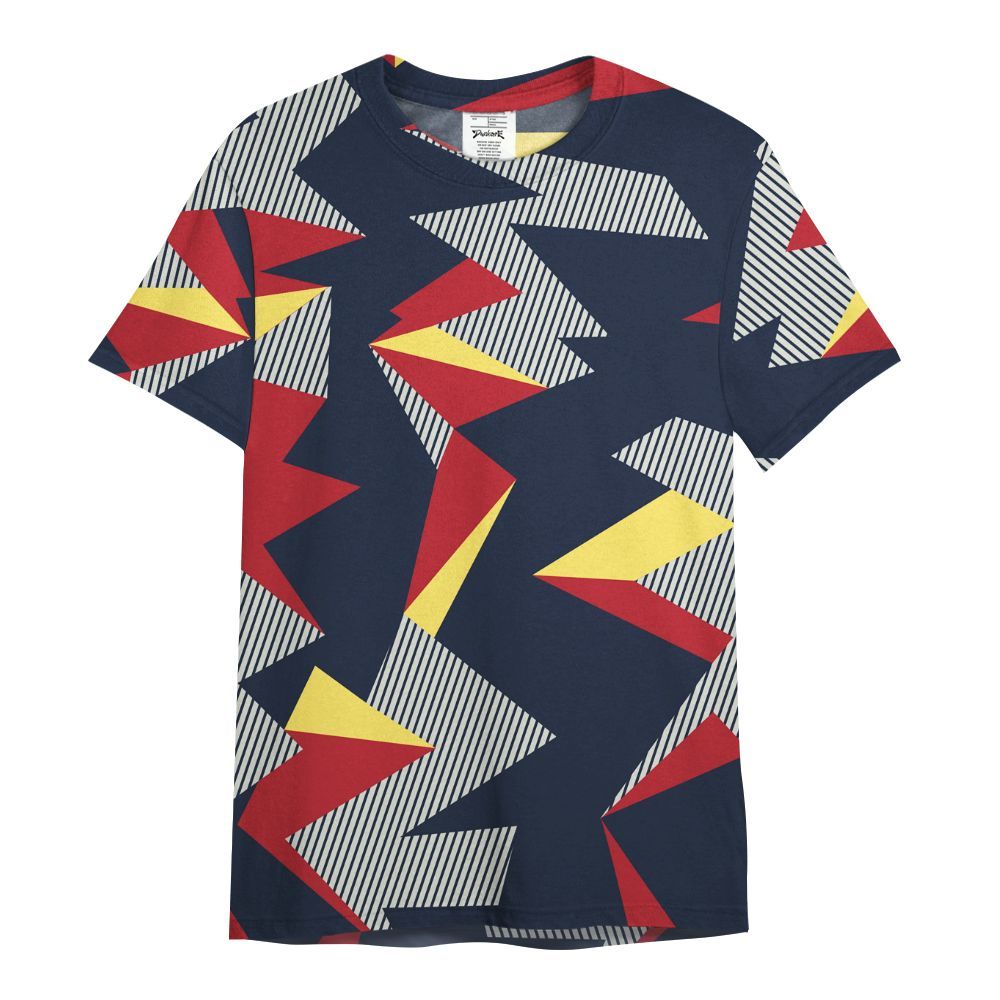 Shirt To Match Dunk Low COJP What The 2024 - Geometric Camouflage Pattern All Over Print