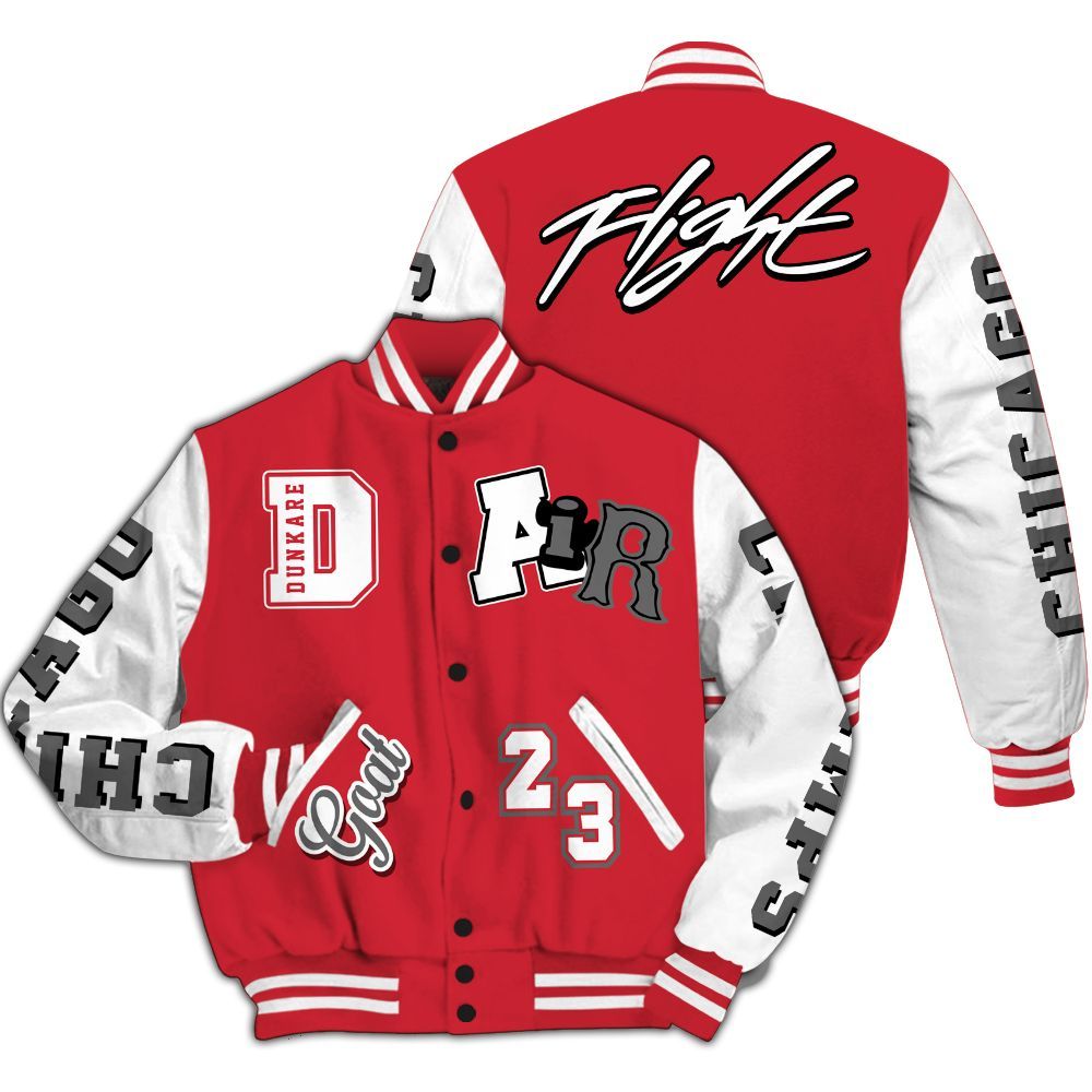 Varsity Jacket To Match Bunny 2025 8s - AIR Number 23 GOAT All Over Print