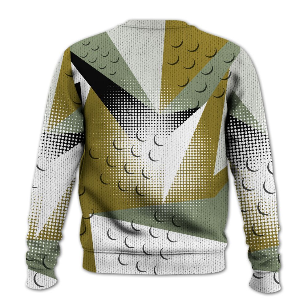 Knitted Sweater To Match Air Flightposite Metallic Gold - Poly Custom Name Number 23 5s