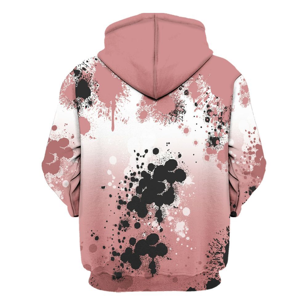 Hoodie To Match Low OG Rust Pink 1s - Trust No One Scary All Over Print