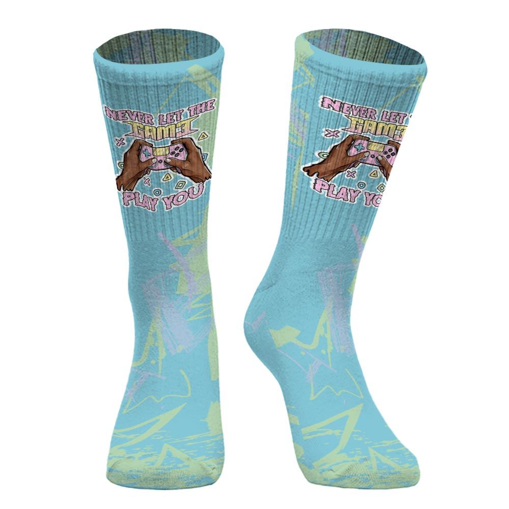 Sock To Match SB Dunk Low Visty - PlayGame Human Messyz