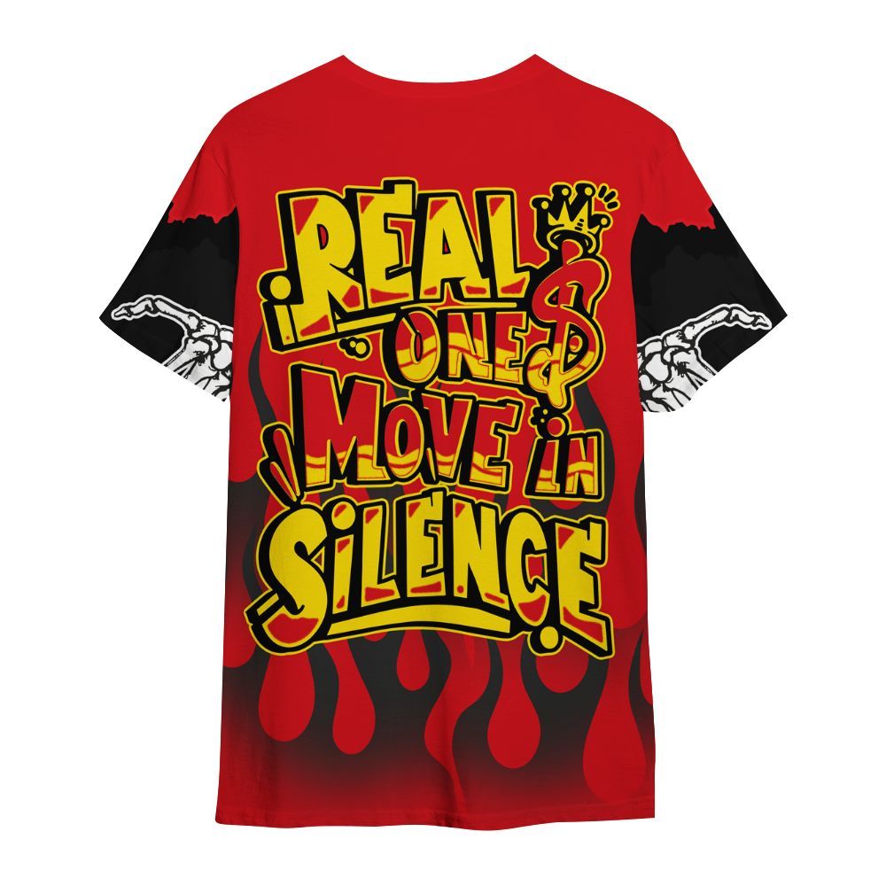 Shirt To Match Ferrari 14s - Ones Move In Silence All Over Print