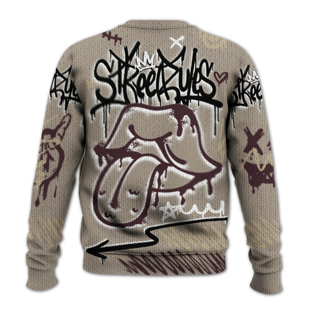 Knitted Sweater To Match AMM Retro Phantom 4s - Break Rules Streetwear