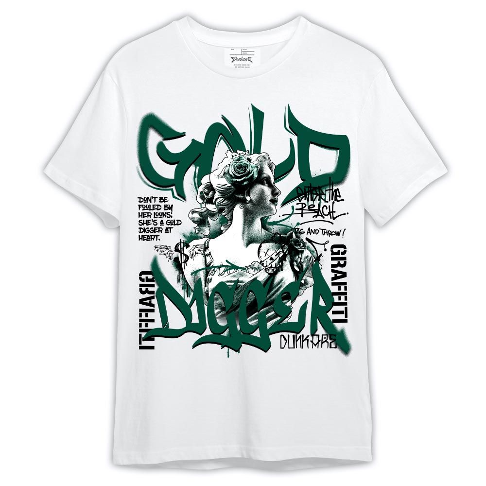 Shirt To Match Oxidized Green 4s - Graphic Gold Digger Shirt Outfit