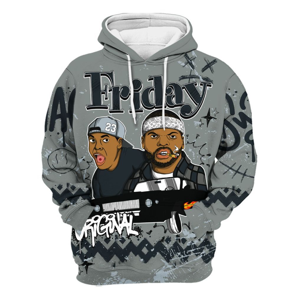 Hoodie To Match Retro Georgetown 6s - Friday Sneaker Crayon All Over Print