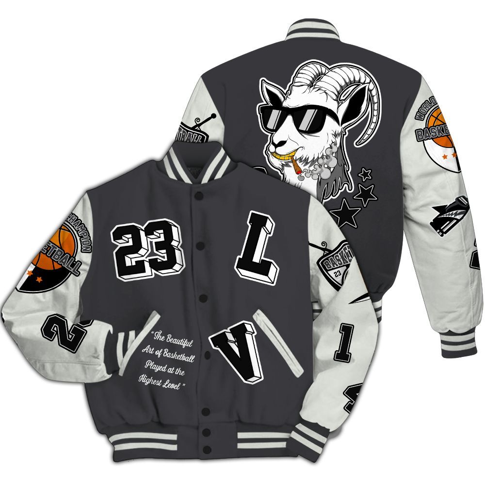 Varsity Jacket To Match Fear 4s - The GOAT Got Em Streetwear All Over Print
