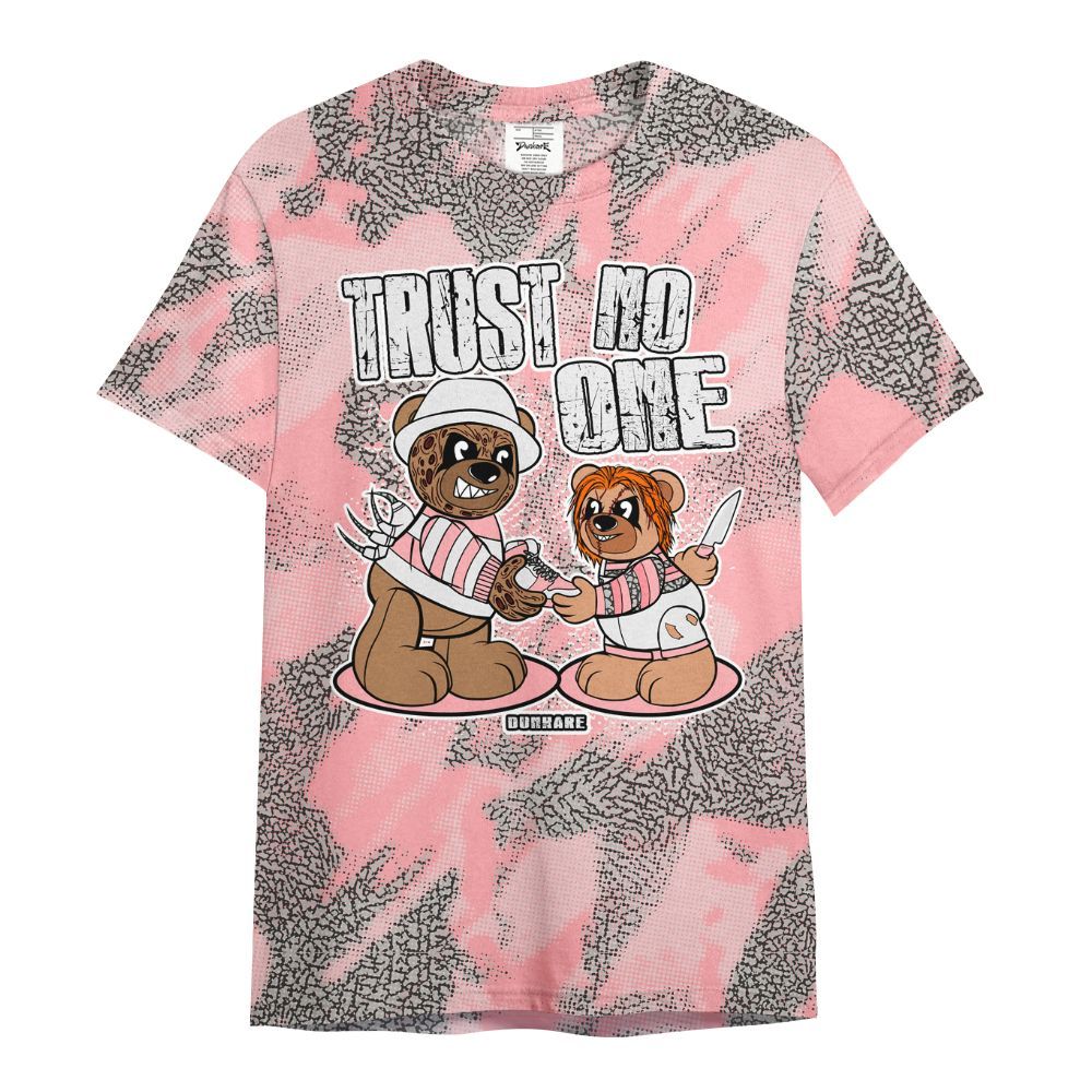 Shirt To Match Retro Wings 3s - Trust No One Bear Abstract Halftone All Over Print