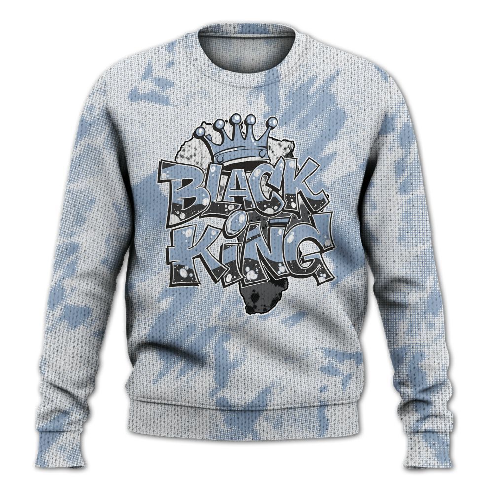 Knitted Sweater To Match Reverse Black White 6s - B-King Shirt Unisex Oufit