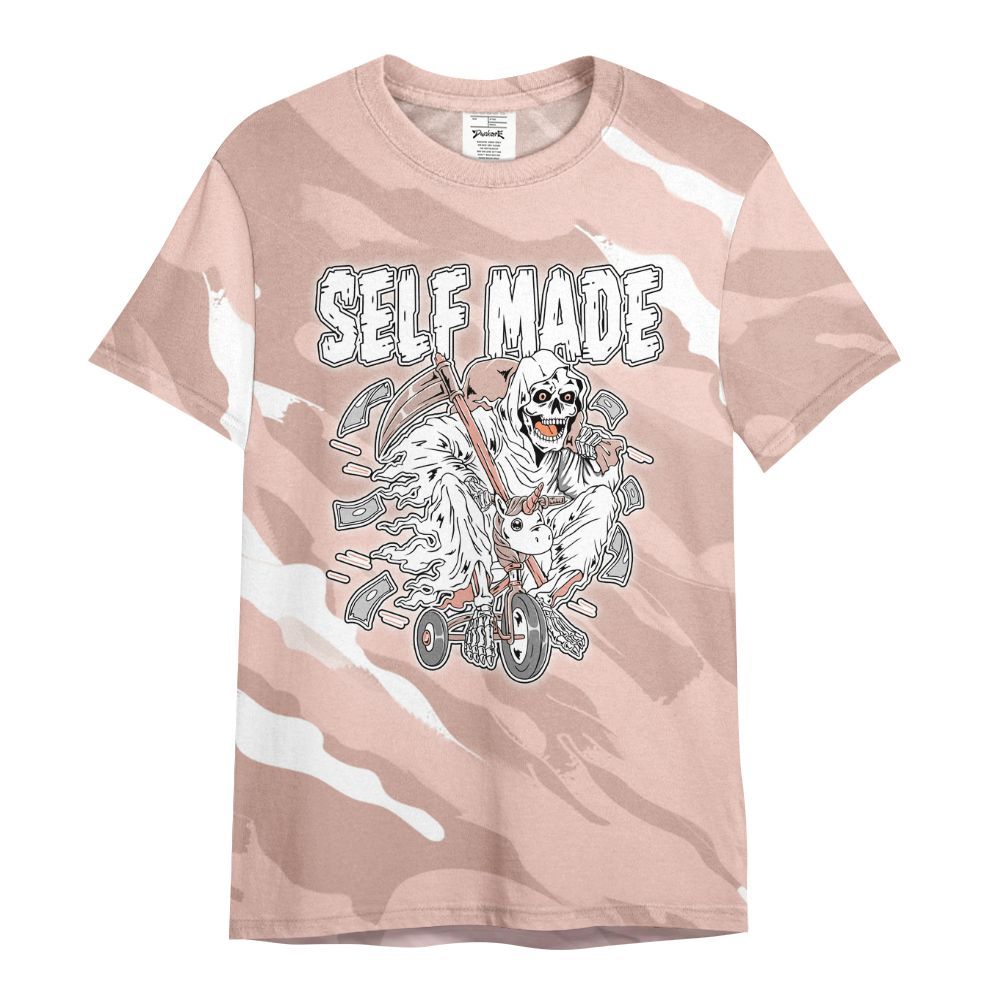 Shirt To Match Low Legend Pink 11s - Self Make Skeleton Colored All Over Print