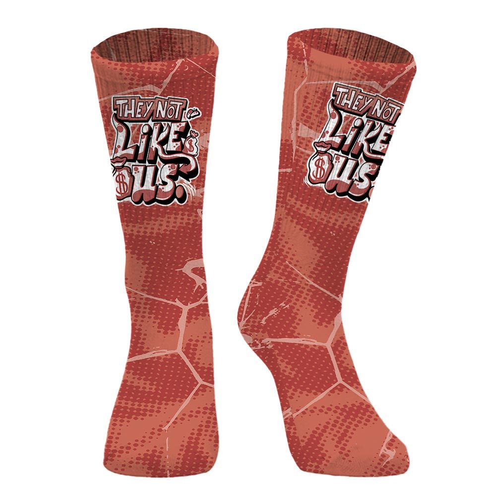 Sock To Match Dune Red 13s - Dislike Us Graphic Crack