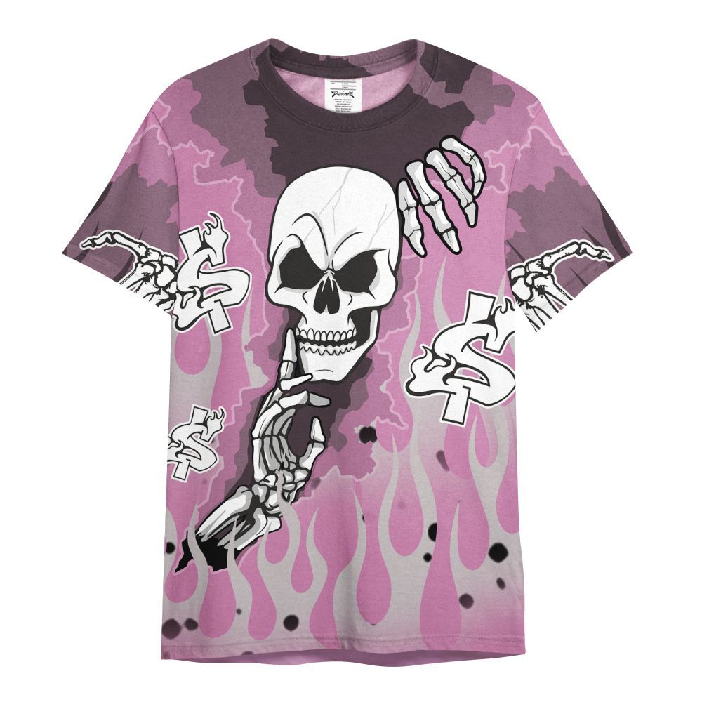 Shirt To Match Neutral Grey Black White Orchid 4s - Ones Move In Silence Graphic Trapped All Over Print