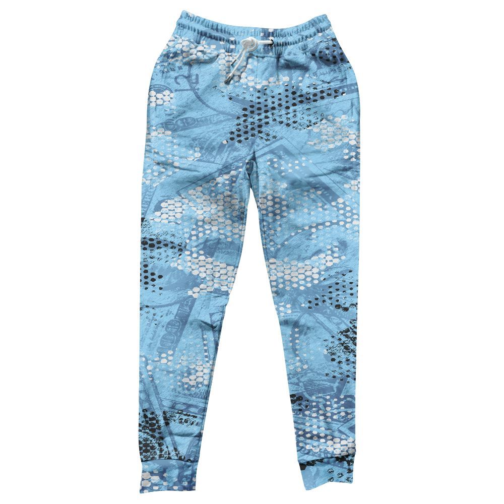 Sweatpant To Match Legend Blue 11s - Banknotes Art Graphic All Over Print