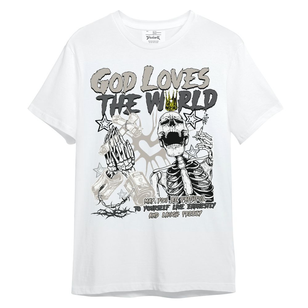 Shirt To Match Dunk Low Appears Oreo - God Loves The World Unisex Shirt