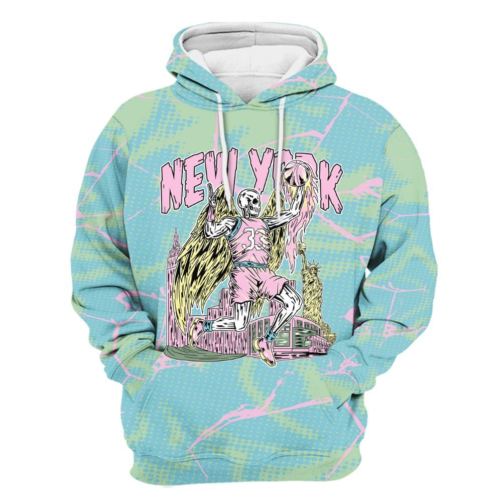 Hoodie To Match SB Dunk Low Visty - Ewing Era Skeleton Crack All Over Print