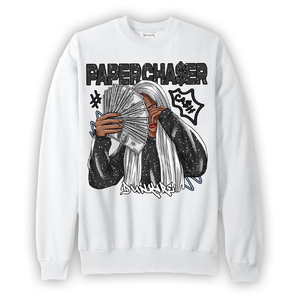 Sweatshirt To match Reverse Black White 6s Sweatshirt - PaperChase Unique Graphic