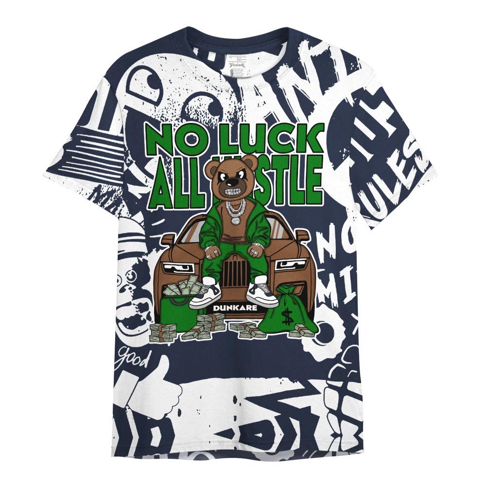 Shirt To Match Midnight Navy 13s - So Unlucky Bear Monogram Graffiti Shirt Unisex