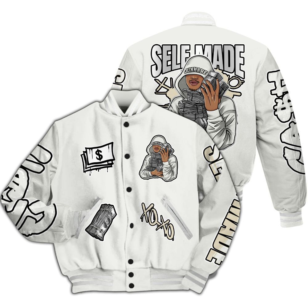 Varsity Jacket To Match Grand Finale 11s - Selfmade Unique All Over Print