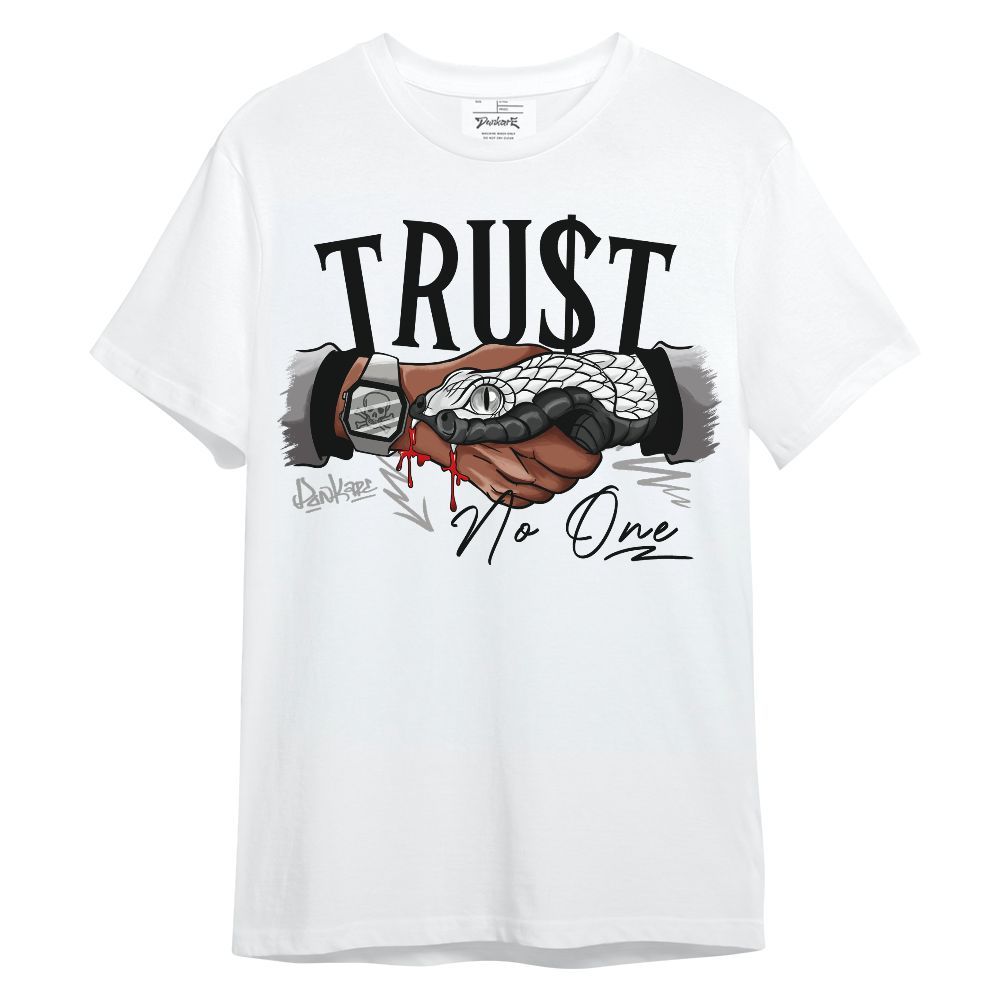 Shirt To Match OG Steel Grey 10s - Snake Trust No One Graphic