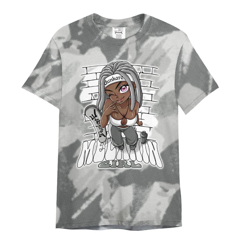 Shirt To Match Retro Wet Cement 4s - MelaninGirl Abstract Halftone All Over Print