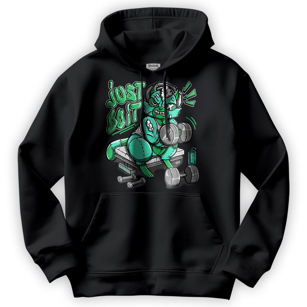 Sweatshirt To Match Black Green Glow 3s Hoodie - Working Out Raccoon Hoodie Unisex