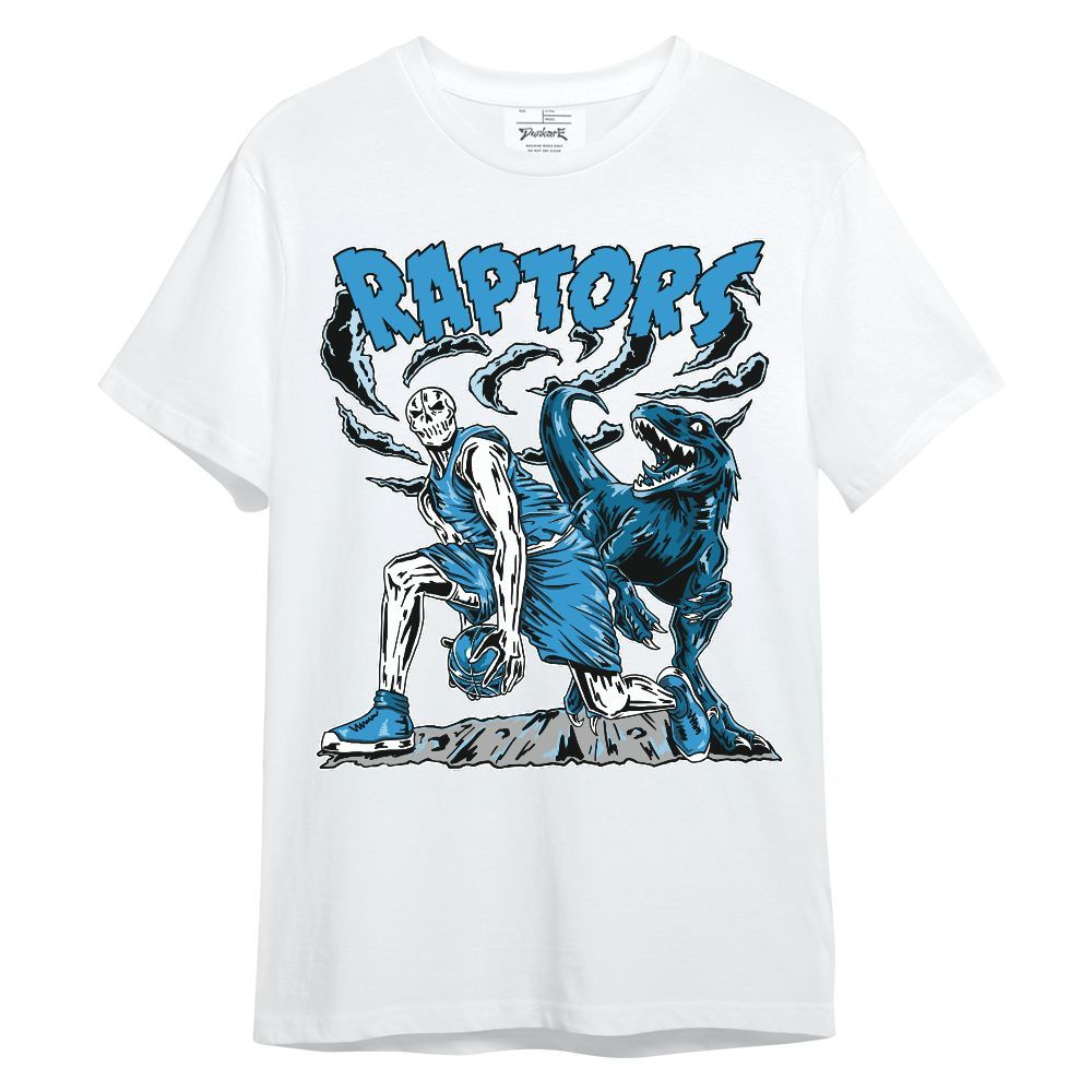 Shirt To Match Powder Blue 9s - Raptors Skeleton Unisex Shirt