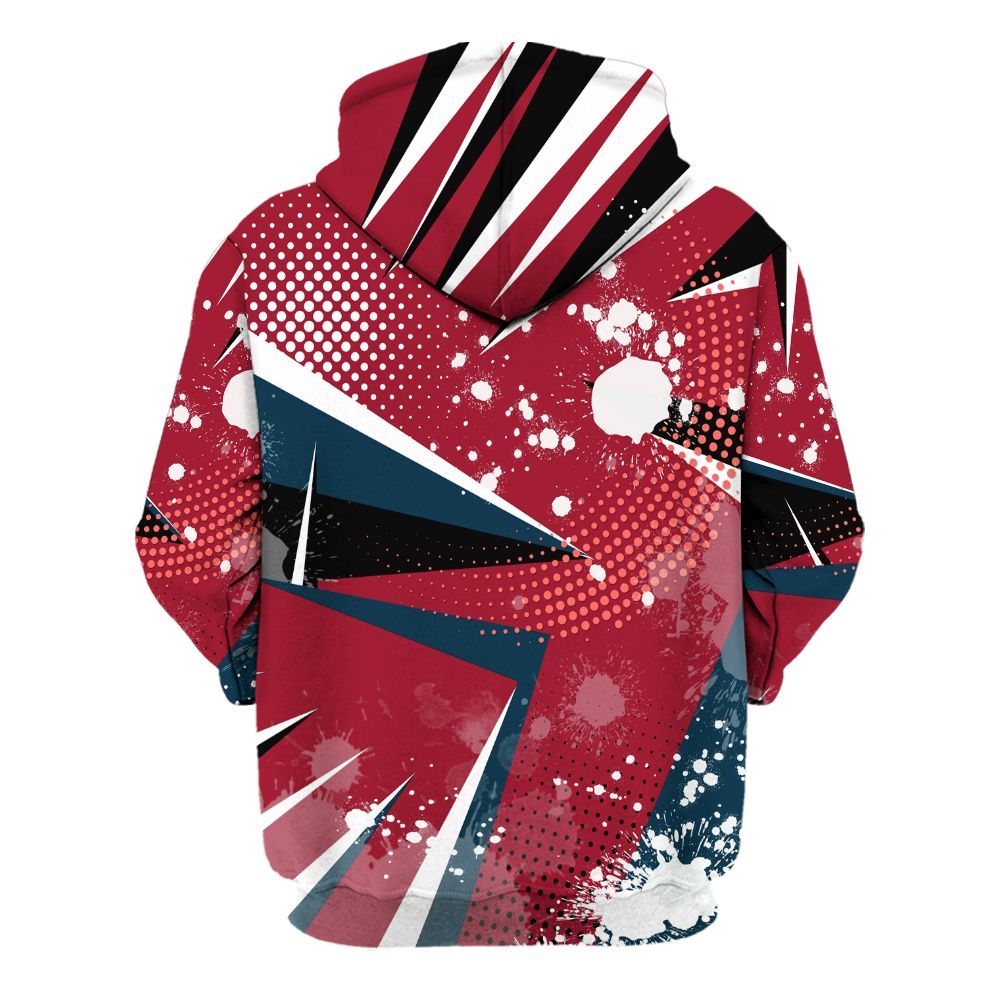 Hoodie To Match Mid Multi Color 2022 1s - Poly Trust No One Dripping All Over Print