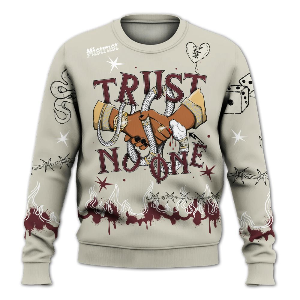 Sweatshirt To Match Legacy 312 Year Of The Snake - Trust No One Snake-Bite Doodle Crayon All Over Print