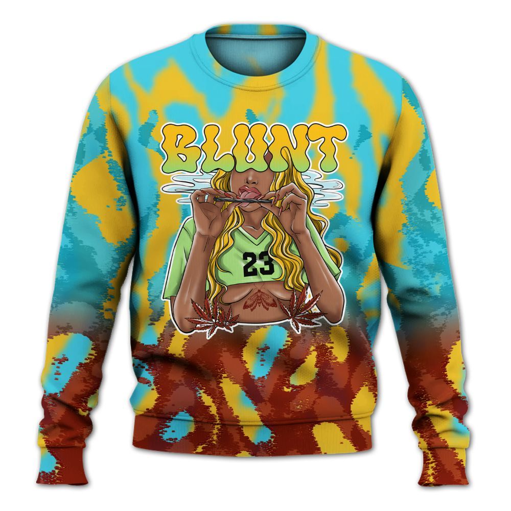Sweatshirt To Match SB Dunk Di'Orr Greenwood - Bluntz Burnz All Over Print