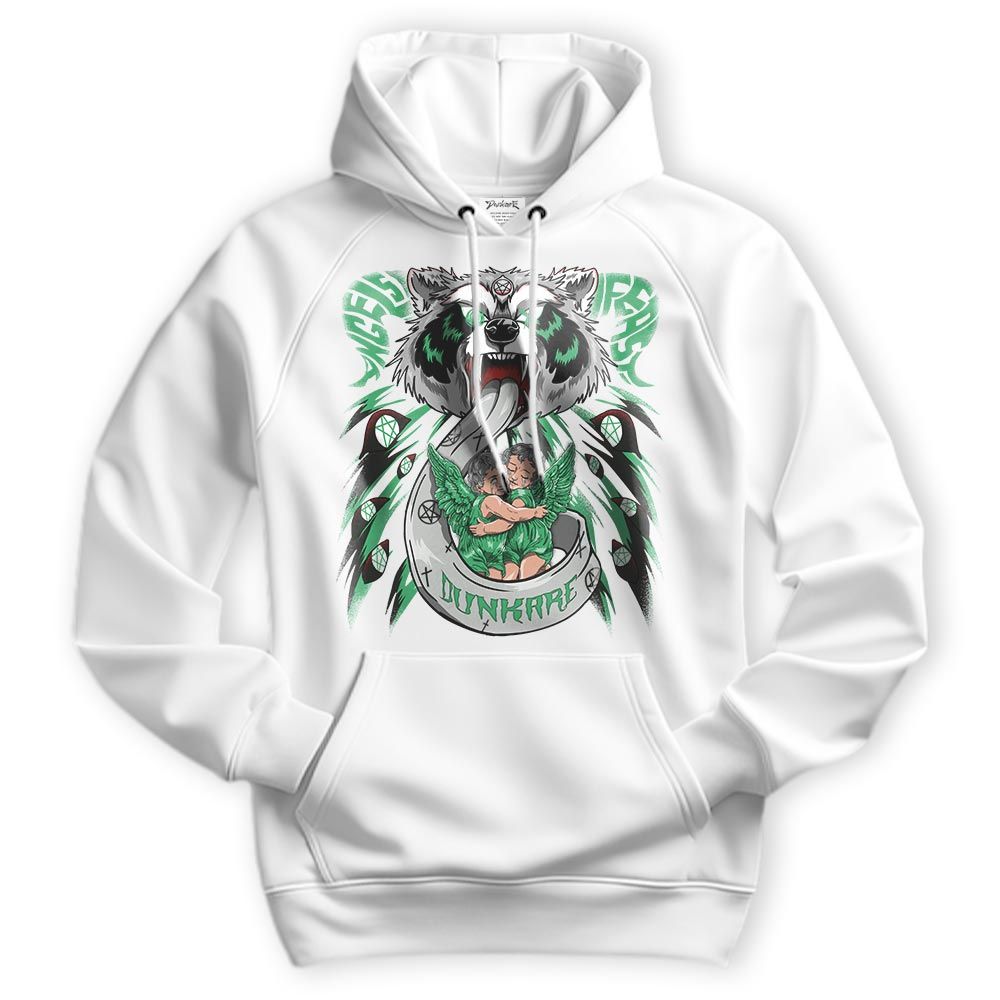 Sweatshirt To Match Hoodie Angels Feast Raccoon, 3 Green Glow, To Match Sneaker Black Green Glow 3s DNY