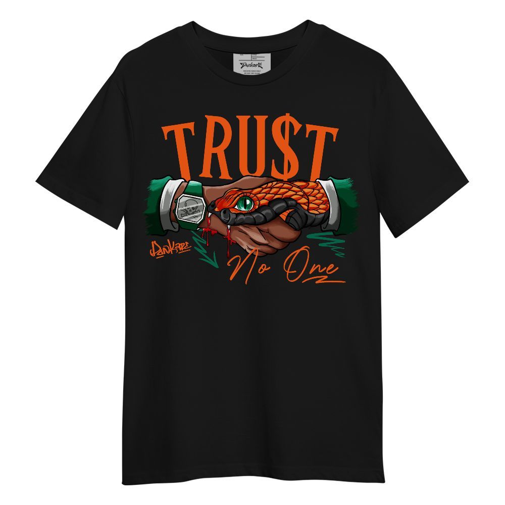 Shirt To Match SoleFly Sail Gorge Green 3s - Snake Trust No One Graphic