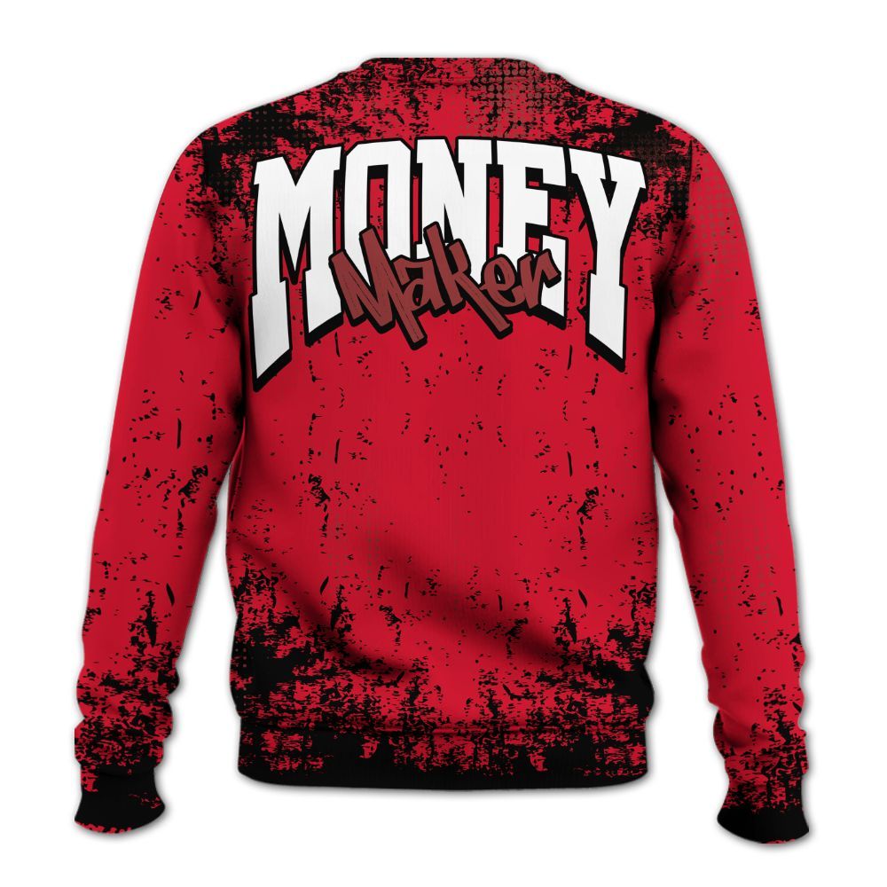 Sweatshirt To Match Air Max Sunder Gore Tex Fire Red - Move In Silence Money Street Retro All Over Print