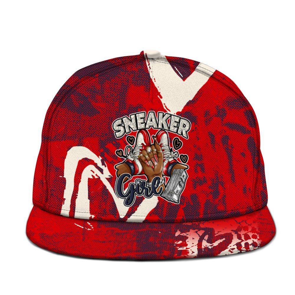 Snapback To Match Low OG Howard University 1s - Sneakerz Girlz Heart Grunge Graphic