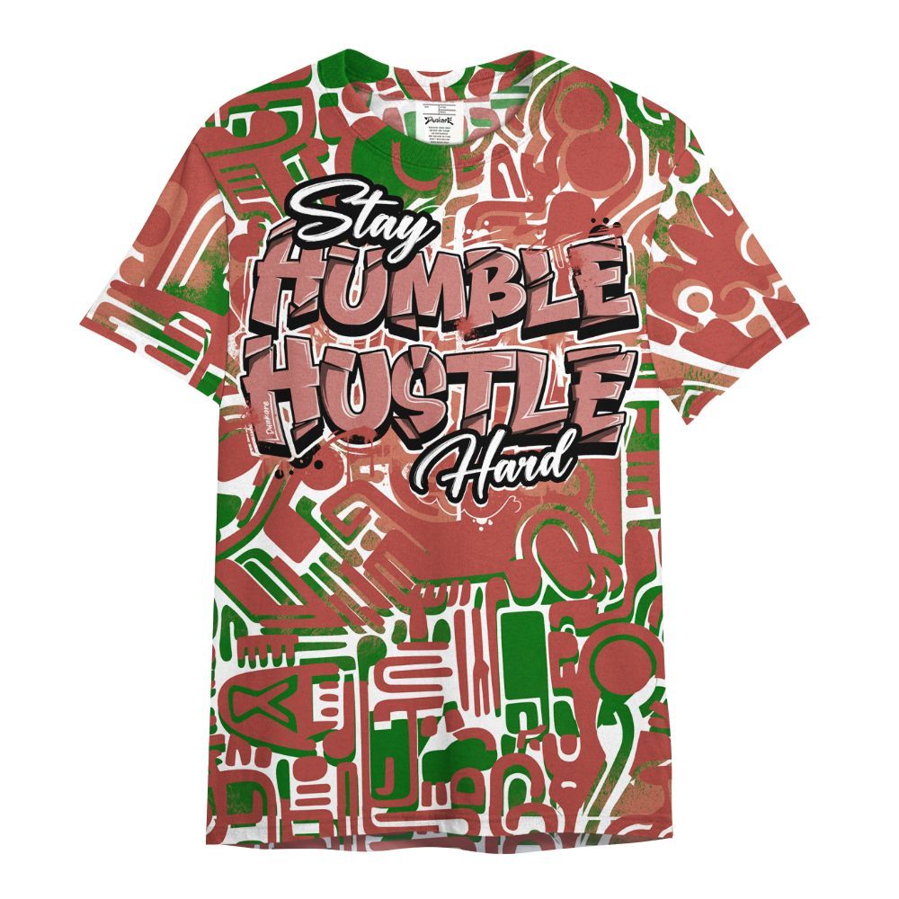 Shirt To Match Dune Red 13s - Humble Hustle Retro All Over Print