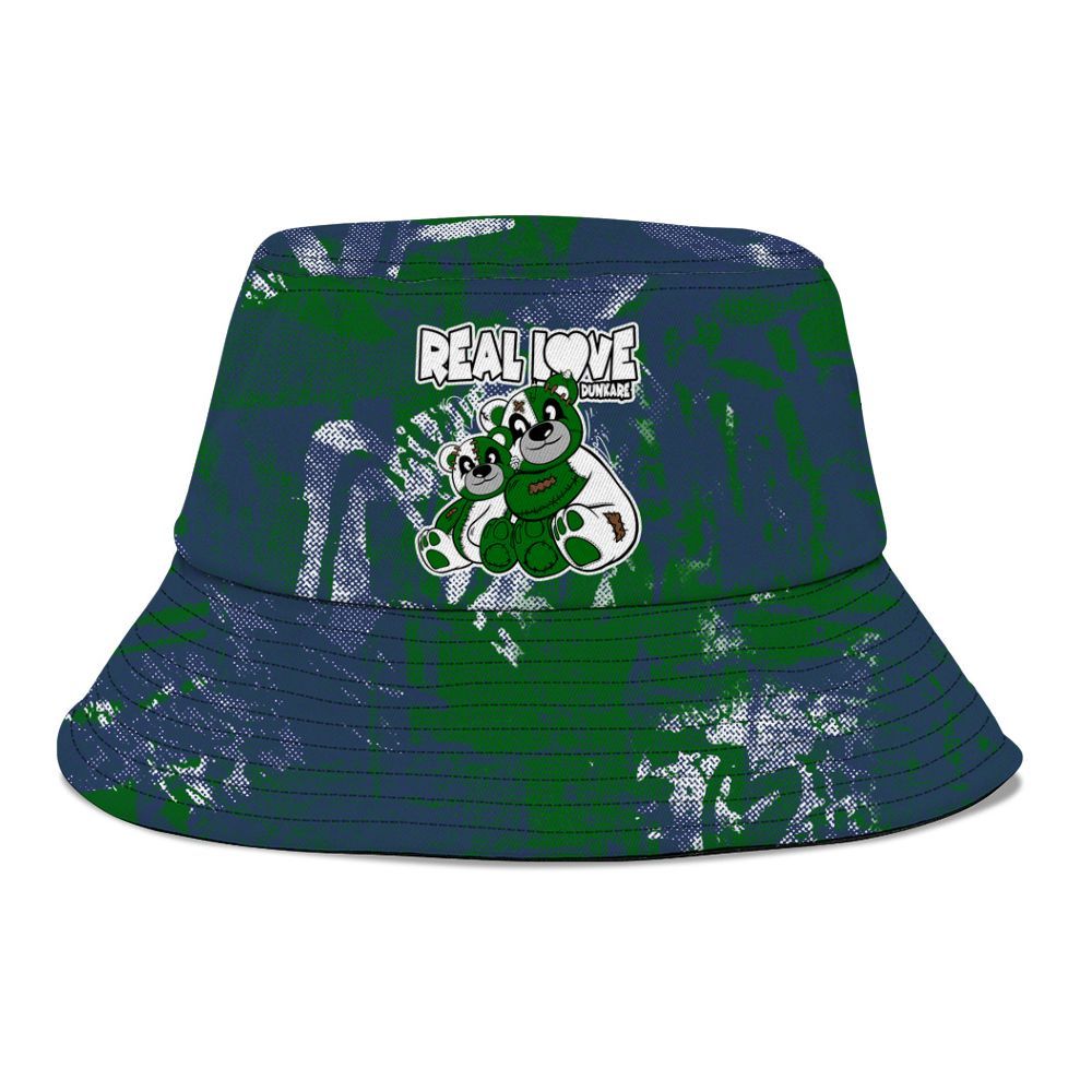 Bucket Hat To Match Midnight Navy 13s - Sincere Fondness Bear Graphic