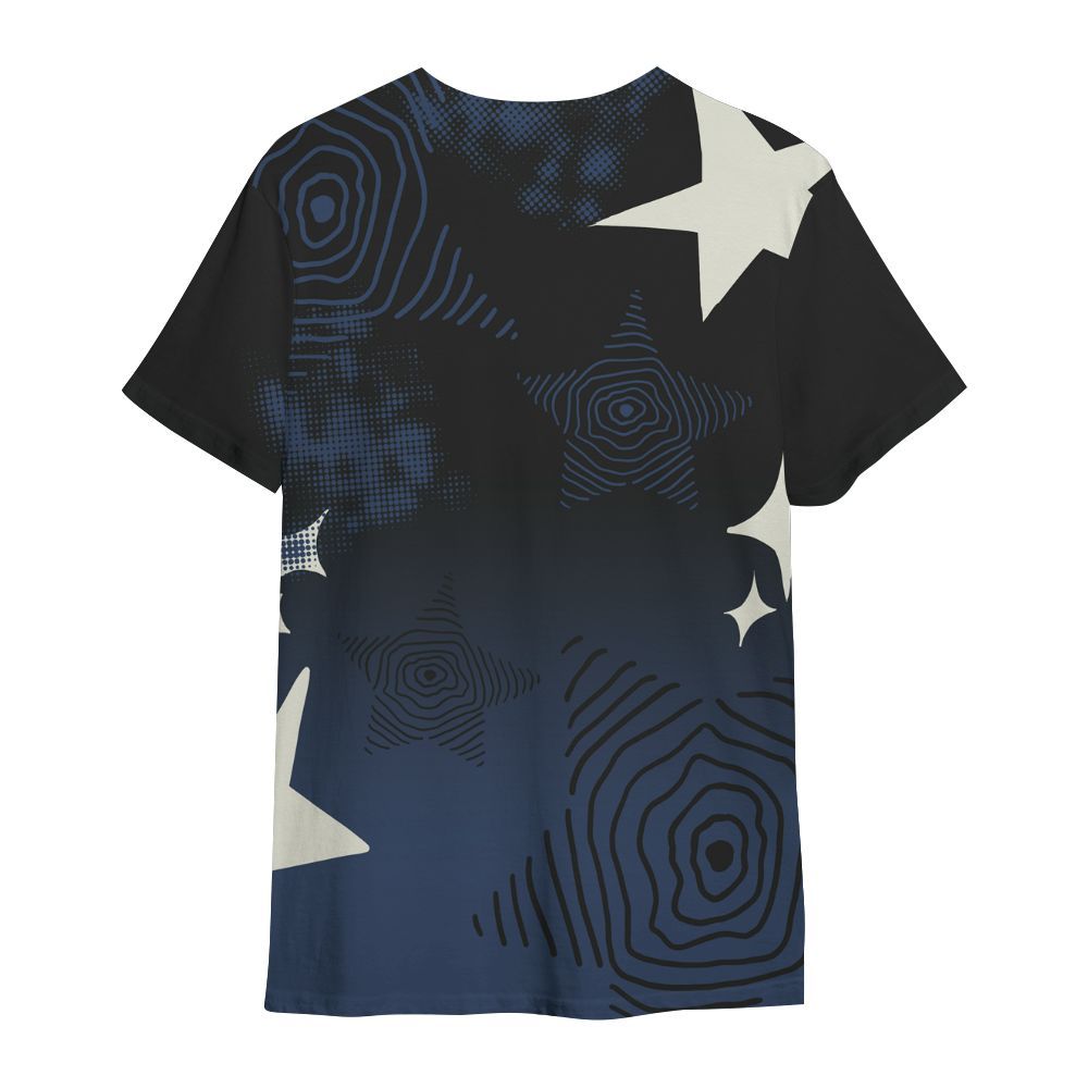 Shirt To Match Diffused Blue 3s - Sneakerz Girlz Unique Starz All Over Print